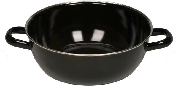 Riess Emaille Riess Schmorpfanne Aus Schwarzemaille Ohne Deckel 28 Cm 4 Riess Emaille Riess Schmorpfanne Aus Schwarzemaille Ohne Deckel 28 Cm – Bild 2