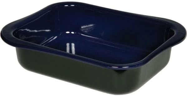 Riess Emaille Riess Backform Aus Emaille 36x26,50 In Schwarz/blau 3 Riess Emaille Riess Backform Aus Emaille 36x26,50 In Schwarz/blau
