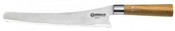 Böker Brotmesser Damast Olive 3 Böker Brotmesser Damast Olive