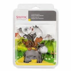 Städter Ausstechform Bremer Stadtmusikanten 8–9,5 Cm Set, 4-teilig -KitchenAid shop 201 002104 V01