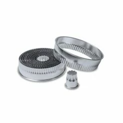 Städter Ausstechform Ringe / Kreise Ø 2–11 Cm Gewellt Set, 14-teilig