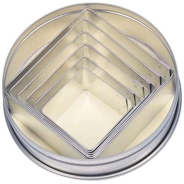 Städter Ausstechform Quadrate 5 –9,5 Cm Set, 6-teilig 3 Städter Ausstechform Quadrate 5 –9,5 Cm Set, 6-teilig