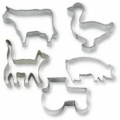 Städter Ausstechform Mein Kleiner Bauernhof 5,5–9 Cm Set, 5-teilig