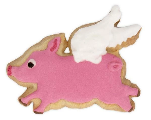 Städter Ausstechform Fliegendes Schwein 7 cm Städter Ausstechform Fliegendes Schwein 7 Cm -KitchenAid shop 201 070141 A02