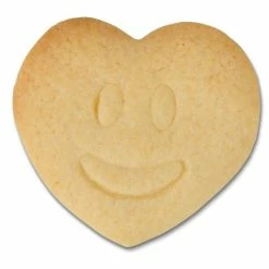 Städter Ausstechform Lachendes Herz 5,5 Cm Set, 2-teilig -KitchenAid shop 201 169135 A03