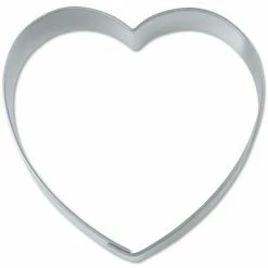 Städter Ausstechform Lachendes Herz 5,5 Cm Set, 2-teilig -KitchenAid shop 201 169135 P02