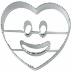 Städter Ausstechform Lachendes Herz 5,5 Cm Set, 2-teilig -KitchenAid shop 201 169135 P03