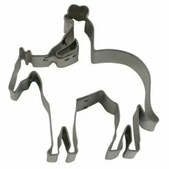 Städter Ausstechform Reiter Mit Pferd / Cowboy 8 Cm