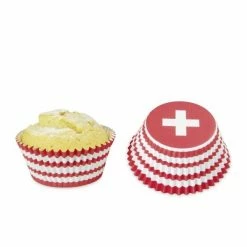 Städter Backform Schweiz Ø 5/7 Cm / H 3,5 Cm 50 Stück -KitchenAid shop 201 336254 A02