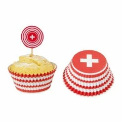 Städter Backform Schweiz Ø 5/7 Cm / H 3,5 Cm 50 Stück -KitchenAid shop 201 336254 A03