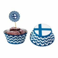 Städter Backform Finnland Ø 5/7 Cm / H 3,5 Cm 50 Stück -KitchenAid shop 201 336308 A03