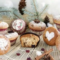 Städter Backform Frohe Weihnachten Ø 5/7 Cm / H 3,5 Cm 50 Stück -KitchenAid shop 201 336407 A02