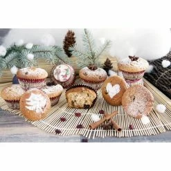 Städter Backform Frohe Weihnachten Ø 5/7 Cm / H 3,5 Cm 50 Stück -KitchenAid shop 201 336407 A04