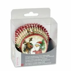 Städter Backform Frohe Weihnachten Ø 5/7 Cm / H 3,5 Cm 50 Stück -KitchenAid shop 201 336407 V01