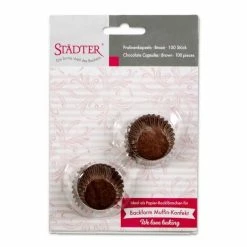 Städter Papierform Braun Ø 2,4/3,4 Cm / H 1,8 Cm Braun Für Muffin-Kon 100 Stück -KitchenAid shop 201 337015 V01