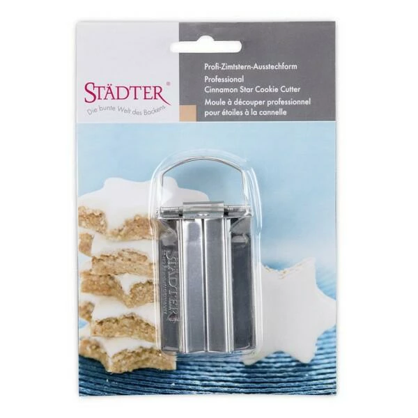 Städter Ausstechform Zimtstern Ø 4 Cm Klappbar 4 Städter Ausstechform Zimtstern Ø 4 Cm Klappbar – Bild 2