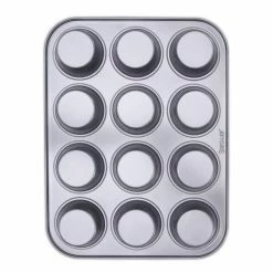 Städter Back-Set Muffin / Cupcake 35 X 27 Cm Silber 15 Städter Back-Set Muffin / Cupcake 35 X 27 Cm Silber -KitchenAid shop 201 661011 P03
