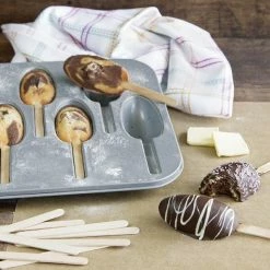 Städter Back-Set Cake Lollies 35 X 27 Cm Silber Inkl. 32 Sticks -KitchenAid shop 201 661066 A02