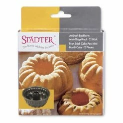 Städter Backform Gugelhupf ø 10 Cm / H 4,5 Cm Mini 2 Stück 250 Ml -KitchenAid shop 201 822122 V01