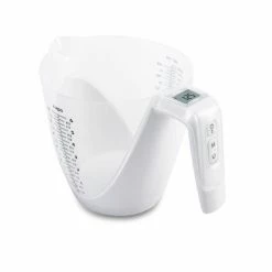 Städter Backhelfer Digitale Waage 1500 Ml Weiß Mit Messbecher