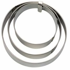 Städter Ausstechform Ring ø 4 / 5 / 6 Cm Glatt Set, 3-teilig