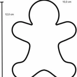Kaiser Lebkuchen Ausstechform Pfefferkuchenmann 12 X 10 X 2 -KitchenAid shop 217 23 0061 2652 101