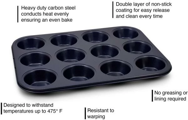 Zyliss 12er Muffinform Mit Antihaftbeschichtung 10 Zyliss 12er Muffinform Mit Antihaftbeschichtung – Bild 8