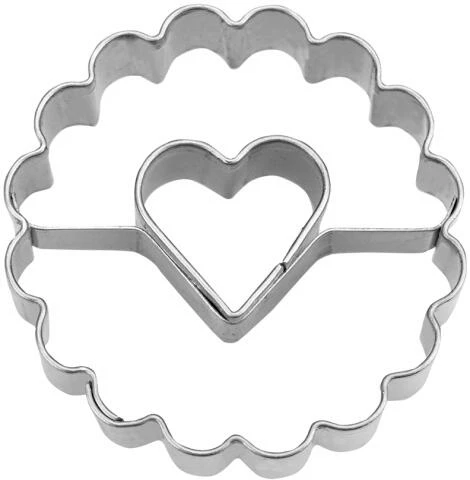Städter Linzer-Ausstecher Herz in Ring Ø 4 cm / H 1,5 cm gewellt Städter Linzer-Ausstecher Herz In Ring Ø 4 Cm / H 1,5 Cm Gewellt -KitchenAid shop 223 124080 P01