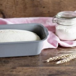 Städter We Love Baking Brotbackform 35 X 14,5 Cm / H 8,5 Cm Silber Emaill 3.000 Ml -KitchenAid shop 223 661646 A02