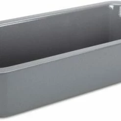 Städter We Love Baking Brotbackform 35 X 14,5 Cm / H 8,5 Cm Silber Emaill 3.000 Ml