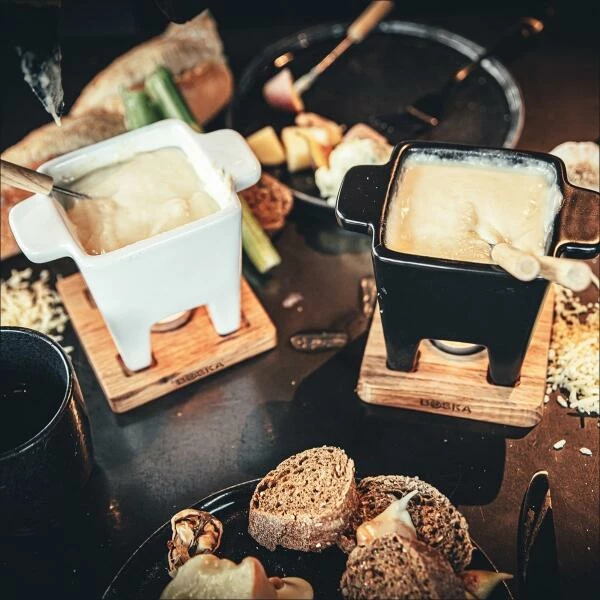 Boska Käsefondue-Set Tapas Schwarz 6 Boska Käsefondue-Set Tapas Schwarz – Bild 4