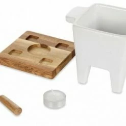 Boska Käsefondue-Set Tapas Weiß -KitchenAid shop 340030 LIFE tapas fondue WHITE OAK 016 neu l