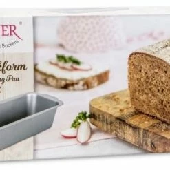 Städter Backform Brot- Und Kuchenform 30 X 13 Cm / H 8 Cm Silber 2.400 Ml -KitchenAid shop 41047 Brotbackform 30 x 13 cm H 8 cm Silber 6