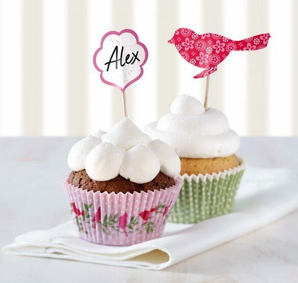 Birkmann CupCake Deco-Set Vogel, 36-teilig 4 Birkmann CupCake Deco-Set Vogel, 36-teilig – Bild 2