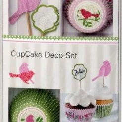 Birkmann CupCake Deco-Set Vogel, 36-teilig