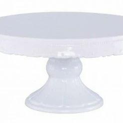 Birkmann Tortenplatte Vintage Mit Fuß, Groß 30 Cm/ 15 Cm