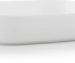 Friesland Porzellan Friesland Auflaufschale Eckig JEVERLAND Kleine Briese 32 X 23,5