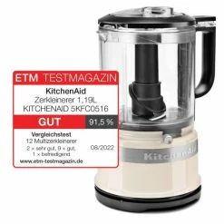 KitchenAid Zerkleinerer 1,19L In Creme -KitchenAid shop 5KFC0516EAC mit Siegel