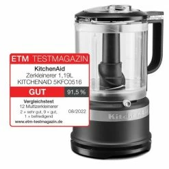 KitchenAid Zerkleinerer 1,19L In Mattschwarz -KitchenAid shop 5KFC0516EBM mit Siegel
