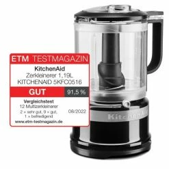 KitchenAid Zerkleinerer 1,19L In Onyx Schwarz -KitchenAid shop 5KFC0516EOB mit Siegel