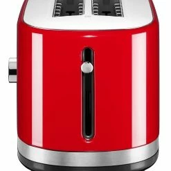 KitchenAid Langschlitztoaster Mit Manueller Bedienung In Empire Rot -KitchenAid shop 5KMT4116EER SideRight