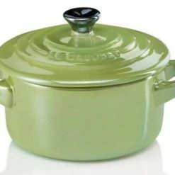 Le Creuset Mini Cocotte In Palm Metallic