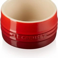 Le Creuset Förmchen, Stapelbar In Kirschrot