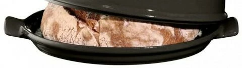 Emile Henry Ersatzplatte Für Brotbackform-Set In Fusain 3 Emile Henry Ersatzplatte Für Brotbackform-Set In Fusain