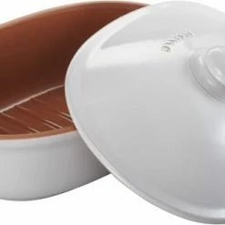 Römertopf Brot-Frischetopf Oval MAXI, Weiß