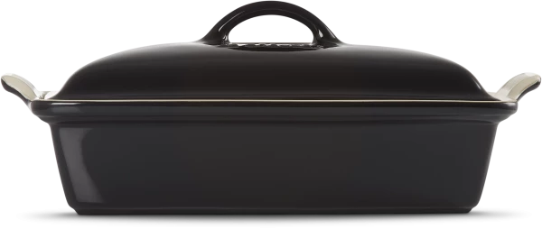 Le Creuset Auflaufform Tradition Mit Deckel, Rechteckig In Schwarz 3 Le Creuset Auflaufform Tradition Mit Deckel, Rechteckig In Schwarz