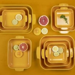 Appolia Auflaufform Rechteckig In Senfgelb 25 Cm / 1,4 Liter 21 Appolia Auflaufform Rechteckig In Senfgelb 25 Cm / 1,4 Liter -KitchenAid shop APPOLIA Jaune Safran PEUGEOT SAVEURS