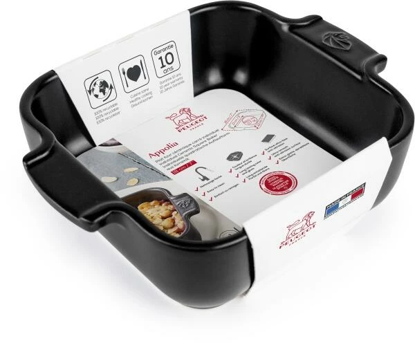 Appolia Auflaufform Quadratisch In Satin-schwarz 28 Cm / 2,7 Liter 4 Appolia Auflaufform Quadratisch In Satin-schwarz 28 Cm / 2,7 Liter – Bild 2