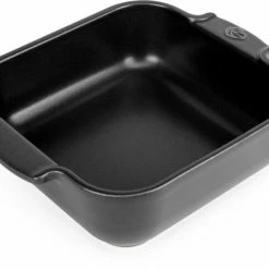 Appolia Auflaufform Quadratisch In Satin-schwarz 21 Cm / 1,1 Liter -KitchenAid shop APPOLIA plat carre noir black satin 21 cm 61555 1