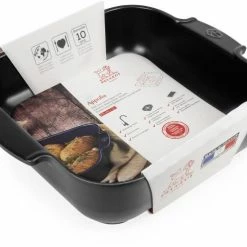 Appolia Auflaufform Quadratisch In Satin-schwarz 36 Cm / 5,4 Liter -KitchenAid shop APPOLIA plat carre noir black satin 28 cm 61548 packaging 3